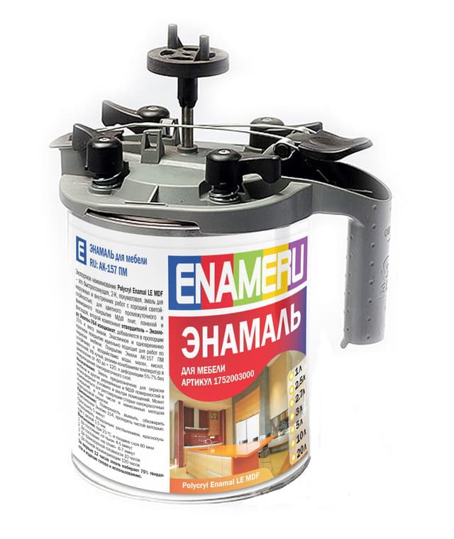 Polycryl Enamal LE MDF-S Эмаль для мебели из МДФ